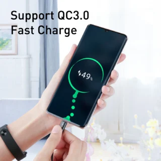Câble USLION OEM 2M – Câble USB Type-C à double PD 60W, charge rapide 3A, compatible Samsung.

Profitez d’une charge ultra-rapide et stable avec ce câble USB-C de 2 mètres — idéal pour recharger vos appareils Samsung et transférer des données en toute fiabilité, même à distance.